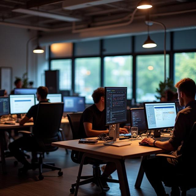 Inside the Great British Hub studio with editors at work