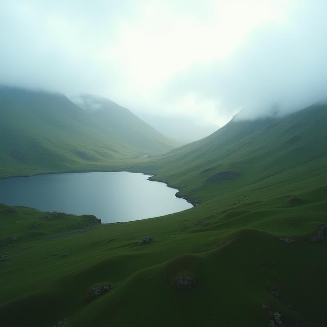 Drone footage of Scottish Highlands for BritVoyager
